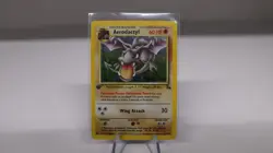 1999 Pokemon Fossil 1st Edition Prerelease Holo Aerodactyl #1 MINT - Image 1