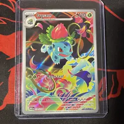 Pokemon TCG - Ivysaur 134/132 Mega Evolution Holo Rare Full Art NM 134/132 - Image 1