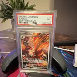 Pokemon Blaziken Sv10: Destined Rivals Illustration Rare Holo 192 PSA 9 2025 - Image 1