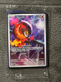 Pokemon Knarbon Promo MEP 022 Blackstar Near Mint Deutsch Fatale Flammen - Image 1