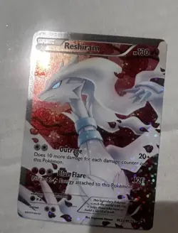 Pokemon Reshiram Ultra Rare Full Art Holo RC22/RC25 Legendary Treasures 130 HP - Image 3