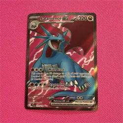 Pokemon Salamence EX Ultra Rare Sv09 Journey Together 177/159 Holo 320 HP - Image 1