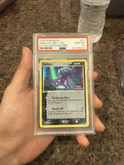 2006 POKEMON EX HOLON PHANTOMS #31 SABLEYE-REVERSE FOIL PSA 10 - Image 2