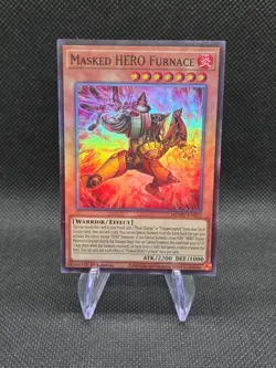 Masked HERO Furnace MZMU-EN015 1st Edition Yu-Gi-Oh Maze Of Muertos - Image 1