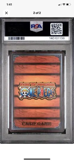 PSA 9 2004 BANDAI ONE PIECE CCG JAPANESE THE GOLDEN CITY Lot (2) In Photo - Image 4