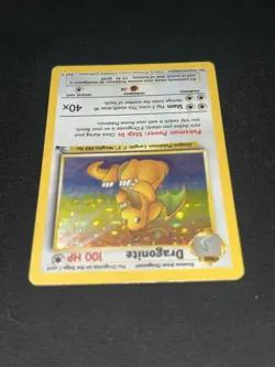 Pokemon TCG Dragonite fossil 2 card lot, 1st edition nonholo, unlimited holorare - Image 3