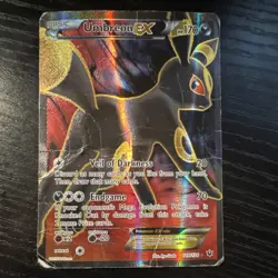 Umbreon EX Full Art 119/124 Fates Collide Holo Ultra Rare Pokemon TCG Card Stock - Image 1