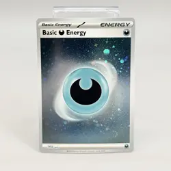 Darkness Energy Cosmo Holo Swirls SVE Scarlet Violet Pokemon Card NM - Image 1