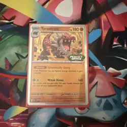 Pokemon Card TCG Tyrantrum Perfect Order Pre-Release Promo Card 066 - Image 1