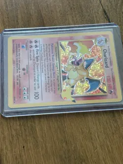 Pokemon TCG Charizard Holo Rare Card 25th Anniversary Edition 4/102 - NM - Image 3