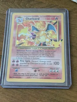 Pokemon TCG Charizard Holo Rare Card 25th Anniversary Edition 4/102 - NM - Image 5