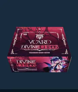 VCard Divine Chaos Trading Card Game Booster 1st Edition Box 120 Cards - Image 2