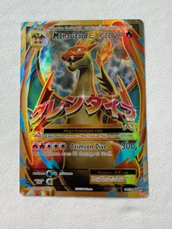 pokemon card, M Charizard EX 101/108. Full Art. Holo. Scratchy. - Image 1
