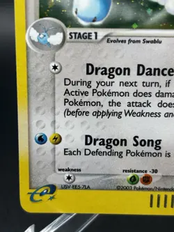 2003 Altaria EX Dragon Holo Rare Card 2/97 Pokemon TCG Vintage - Image 4