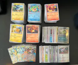 Pokemon Card Lot - 750+ Commons/Uncommon 30+ Holos 5 EXs - All Pack Fresh NM - Image 1