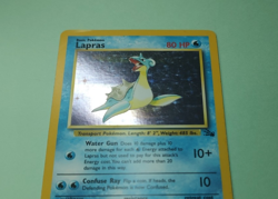 Pokemon - Lapras 10/62 - Holo Unlimited Fossil Trading Card TCG HP - Image 2