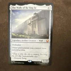 Avatar The Walls of Ba Sing Se Legendary Artifact Creature Wall 0261 MTG - Image 1
