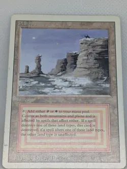 Plateau Revised MTG Magic the Gathering Reserved List Dual Lands EDH vintage MP - Image 3