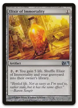 Elixir of Immortality #208 (NM) Magic 2012 (M12) M12 Magic MTG - Image 1