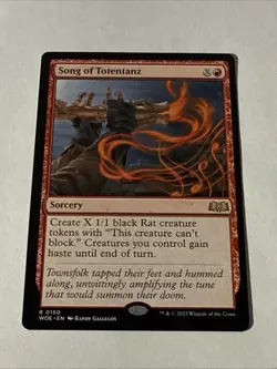 Song of Totentanz #150 - Rare - MTG Wilds of Eldraine (WOE) Regular NM - Image 1