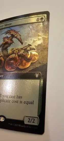 MTG - Hatchery Sliver- Ex Art Foil - Commander Master - NM LT#138 - Image 2