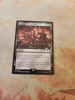Mandate Of Abaddon Universes Beyond Warhammer 40k MTG NM - Image 1