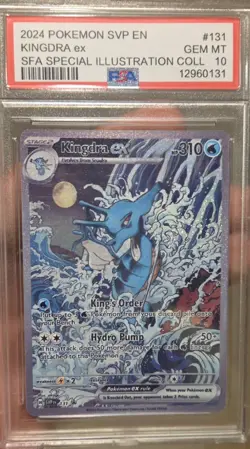 Pokemon Kingdra Scarlet & Violet Promo Holo PSA 10(deco card) - Image 1