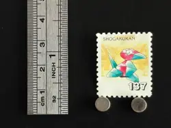 Porygon Pokemon Stamp Card Japanese Shogakukan Nintendo Game Anime TCG H - Image 2