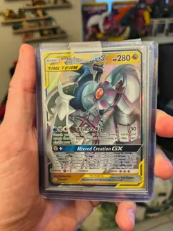 Pokemon TCG Arceus & Dialga & Palkia GX 156/236 Tag Team Cosmic Eclipse Mint - Image 1