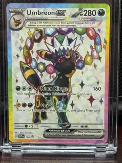 Pokemon Umbreon EX SVP176 Sv: Scarlet & Violet Promo Full Art English NM - Image 1