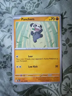 085/142 Pancham : Common Card : Stellar Crown : Pokemon TCG - Image 1