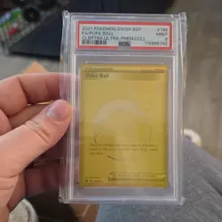 Pokemon TCG Poke Ball SWSH146 Full Art Promo Foil Sword & Shield PSA 9 2021 - Image 1