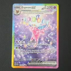 Pokemon Espeon EX 155/131 Sv: Prismatic Evolutions Special Illustration Rare Ho… - Image 1
