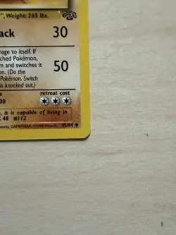 Pokemon TCG Rhydon Jungle 1st Edition Uncommon 45/64 Vintage WOTC - Image 4