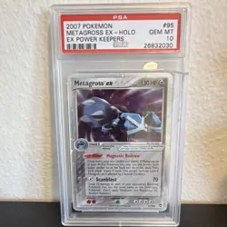 Pokemon 2007 Metagross ex Holo EX Power Keepers 95/108 PSA 10 - Image 1