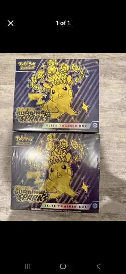 Pokemon TCG: Scarlet & Violet Surging Sparks Elite Trainer Box ETB New & Sealed - Image 1