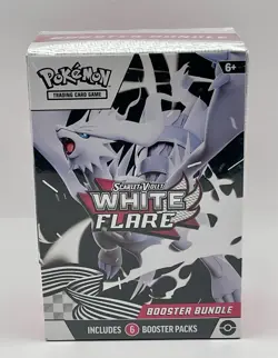 Pokemon TCG Scarlet & Violet White Flare Booster Bundle Sealed - Image 1
