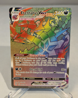Pokemon TCG Eternatus VMAX Darkness Ablaze 192/189 Rainbow Secret Rare - Image 1