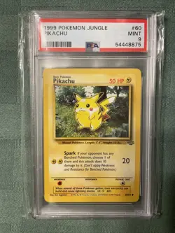 1999 Pokemon Jungle Pikachu 60/64 PSA 9 Mint - Image 1