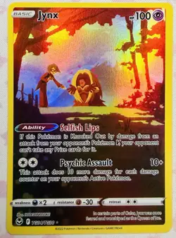 Pokemon TCG: Jynx TG04/TG30 Holo Silver Tempest Trainer Gallery - NM - Image 1