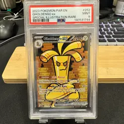 Gholdengo EX 252/182 Special Illustration Rare Pokemon PSA 9 - Image 1