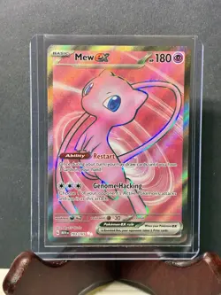 Pokemon Mew EX Ultra Rare Full Art Holo 180 HP 193/165 Scarlet & Violet 151 - Image 1
