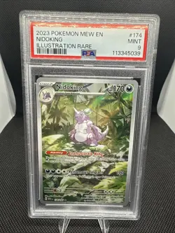 2023 Pokemon Mew En-151 Illustration Rare #174 Nidoking PSA 9 🔥 - Image 1