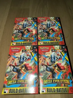 Pokemon TCG Mega Evolutions Build and Battle Prerelease Sealed x5 🎉✅ - Image 2