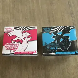 Pokemon Black Bolt and White Flare Elite Trainer Box ETB Set of 2 FACTORY SEALED - Image 1
