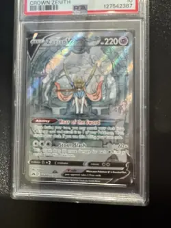 2023 POKEMON SWORD & SHIELD CROWN ZENITH #GG48 FULL ART/ZACIAN V PSA 10 - Image 4
