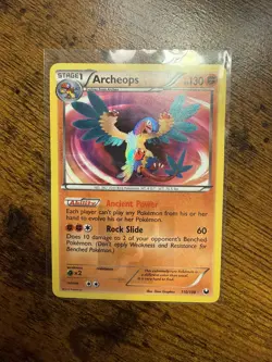 Pokemon TCG Archeops Dark Explorers 110/108 Shiny Secret Rare - Image 1