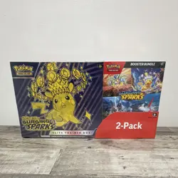 Pokemon Scarlet & Violet Surging Sparks Elite Trainer Box Booster Bundle 2-Pack - Image 1