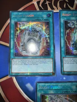 Yugioh x3 Ready Fusion MP22-EN163 Secret Rare 1st Edition NM (2 are euro prints) - Image 3