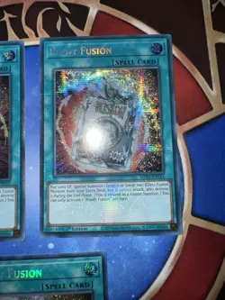 Yugioh x3 Ready Fusion MP22-EN163 Secret Rare 1st Edition NM (2 are euro prints) - Image 4